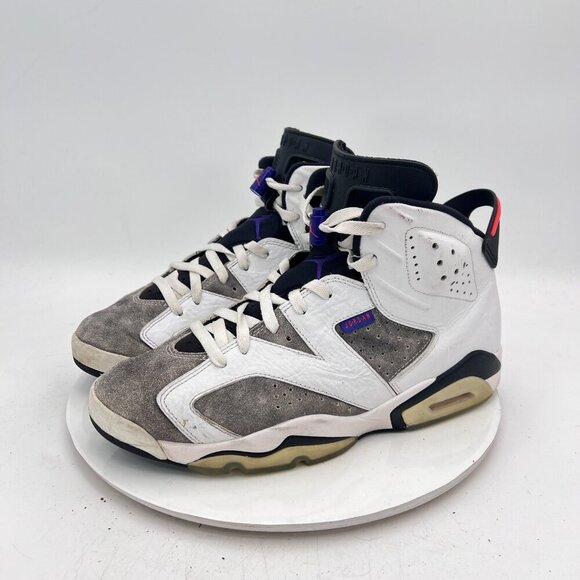 Nike Air Jordan 6 Retro Flint Nosta Men Size 10.5 CI3125-100 Flint Grey Shoes - Picture 1 of 11
